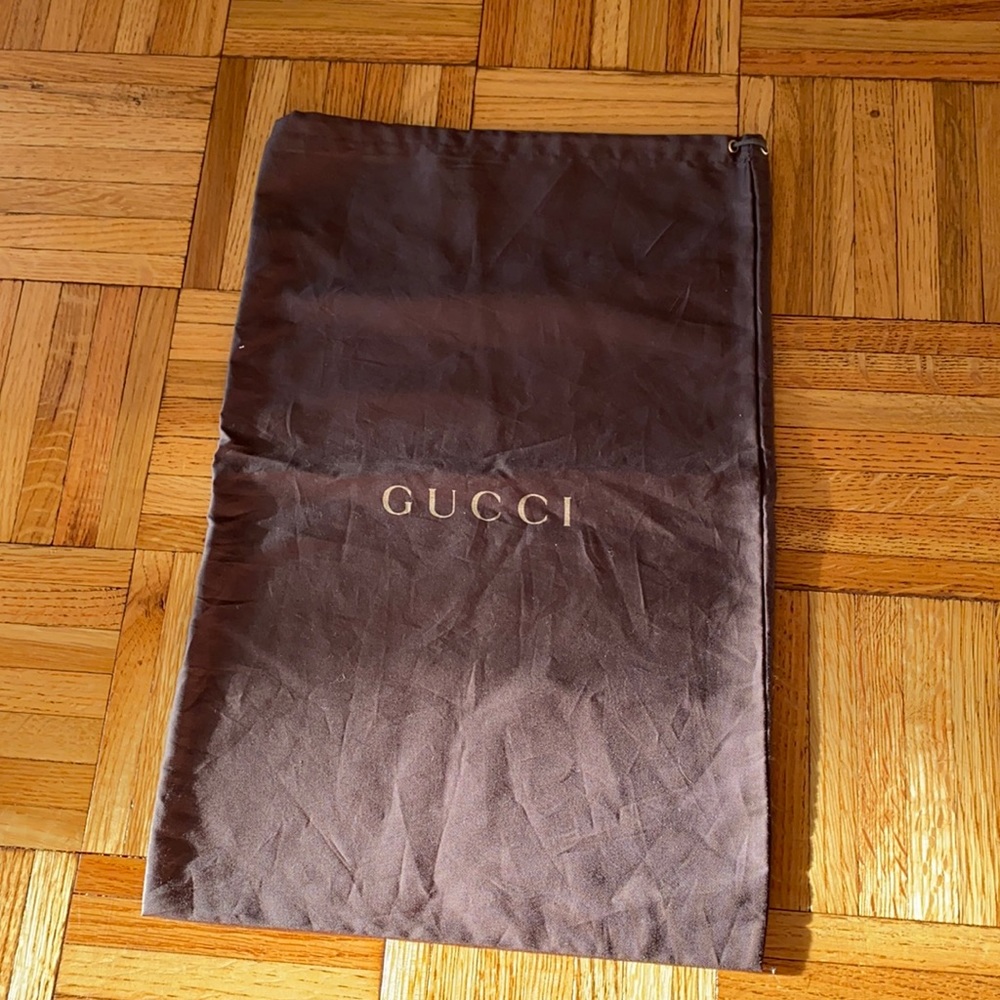 Brown Gucci Dustbag